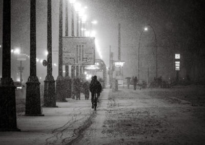 fahrrad im winter